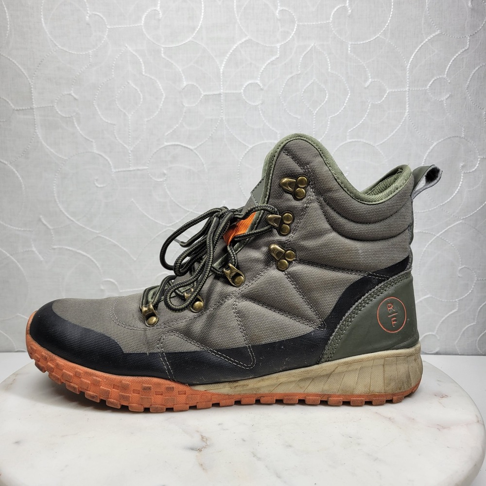 Reserved Footwear Tucker Hiking Boots Mens 10 Olive Green Gorpcore Trail Outdoor